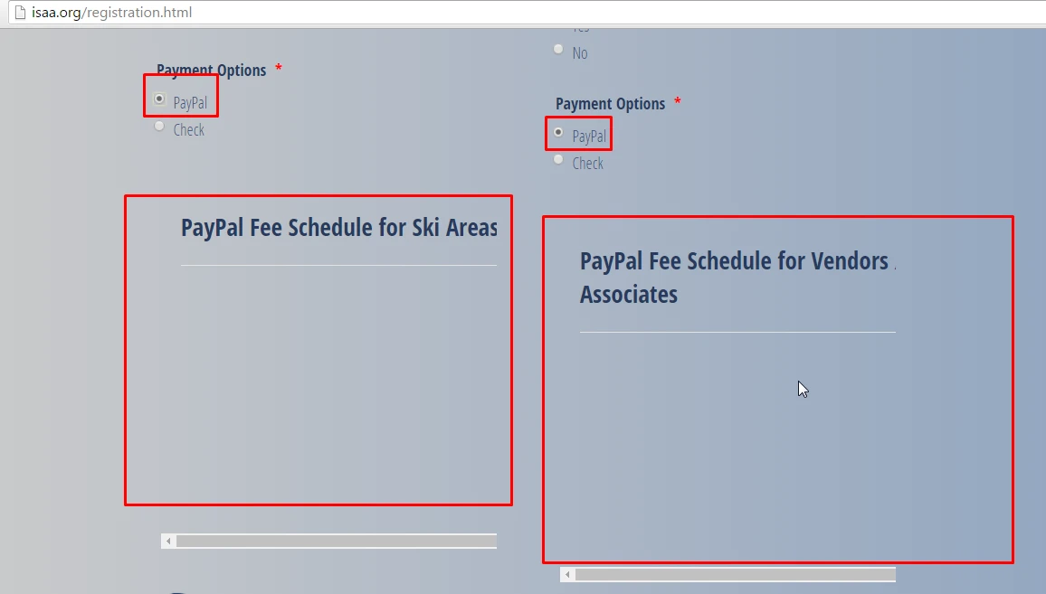 Integrating forms within forms for two payment types: PayPal and Purchase Order Image 2 Screenshot 71
