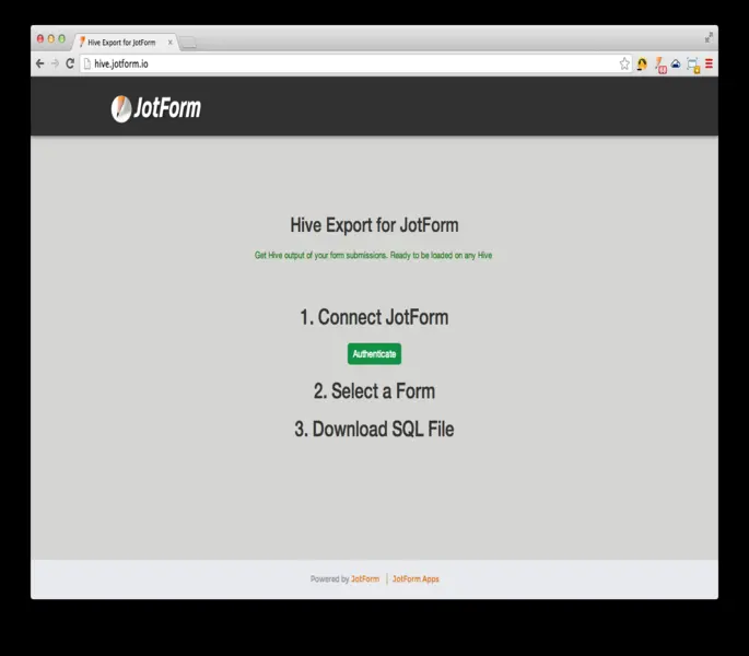 Apache Hive Export Screenshot 1