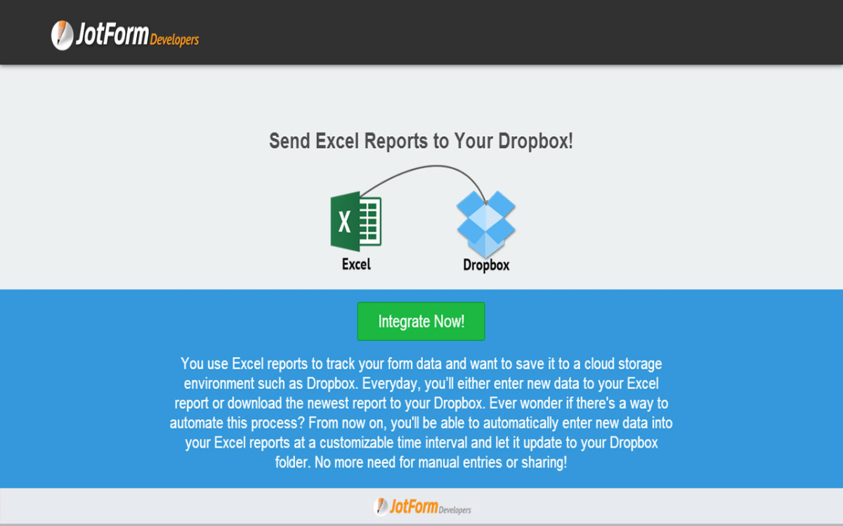 Jotform Reports To Cloud Integration Analytics Reporting