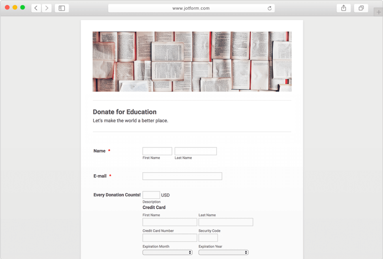 Donation Form