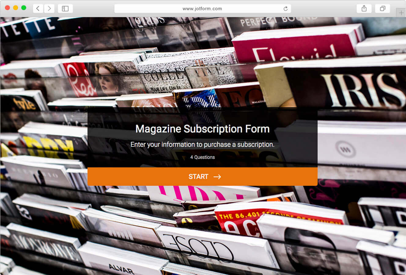 Subscription Form