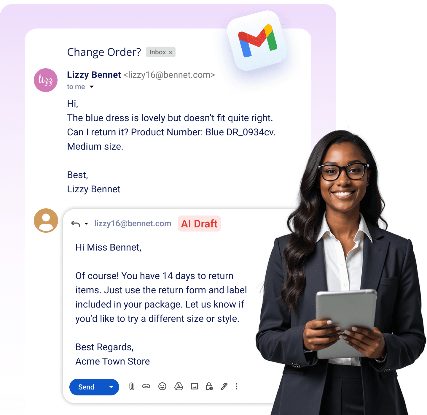 Jotform Gmail Agent Hero Image