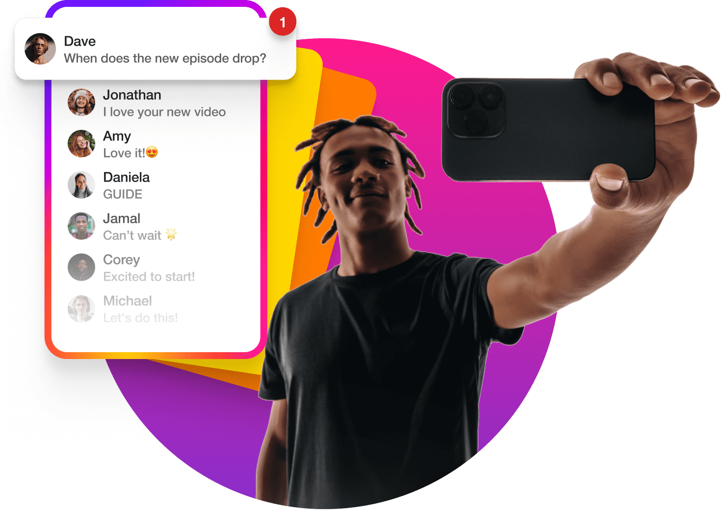 Never miss a follower message
