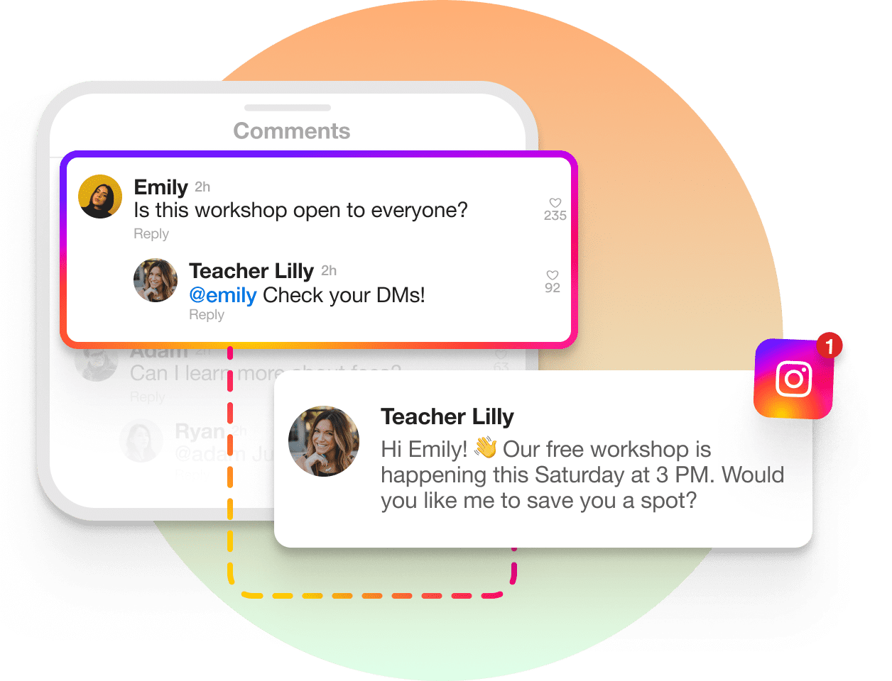 Streamline event communication