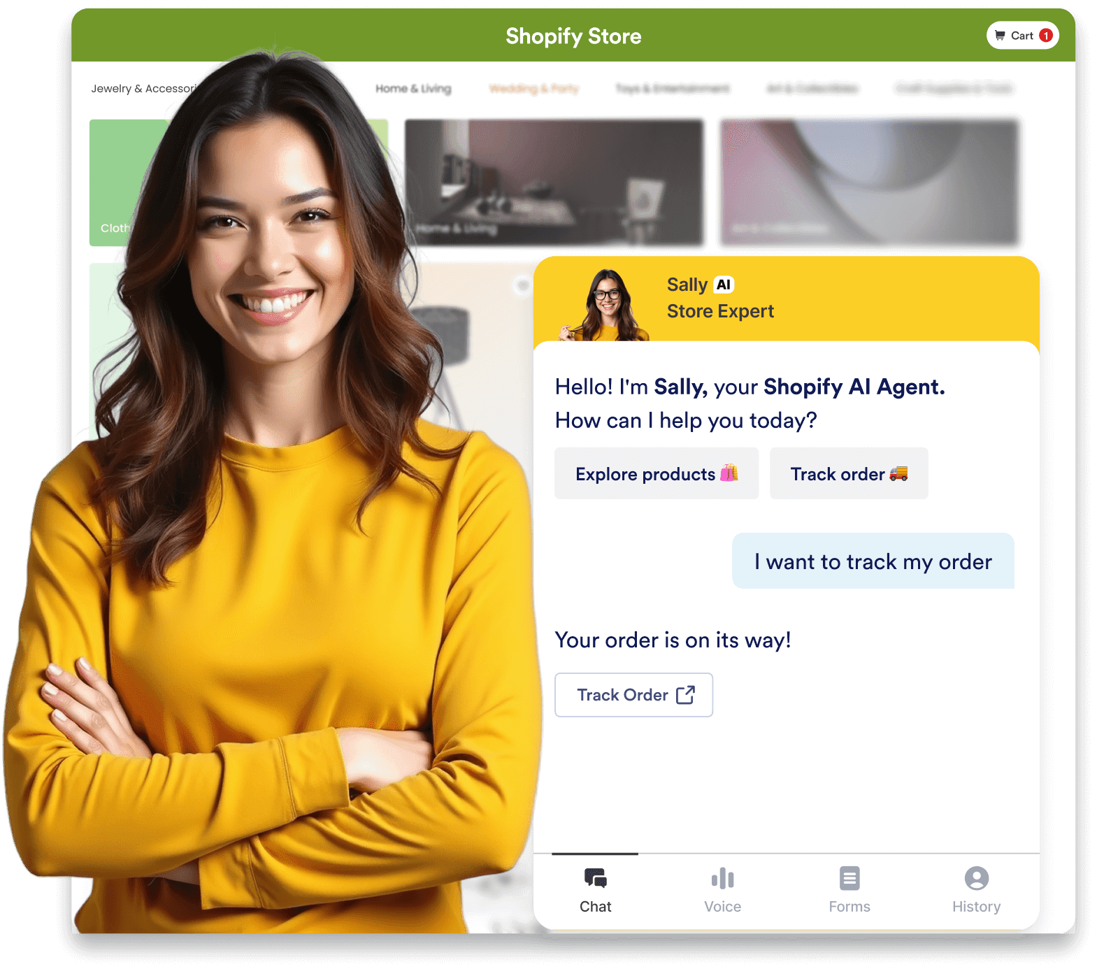 Jotform Shopify AI Agents Hero Image