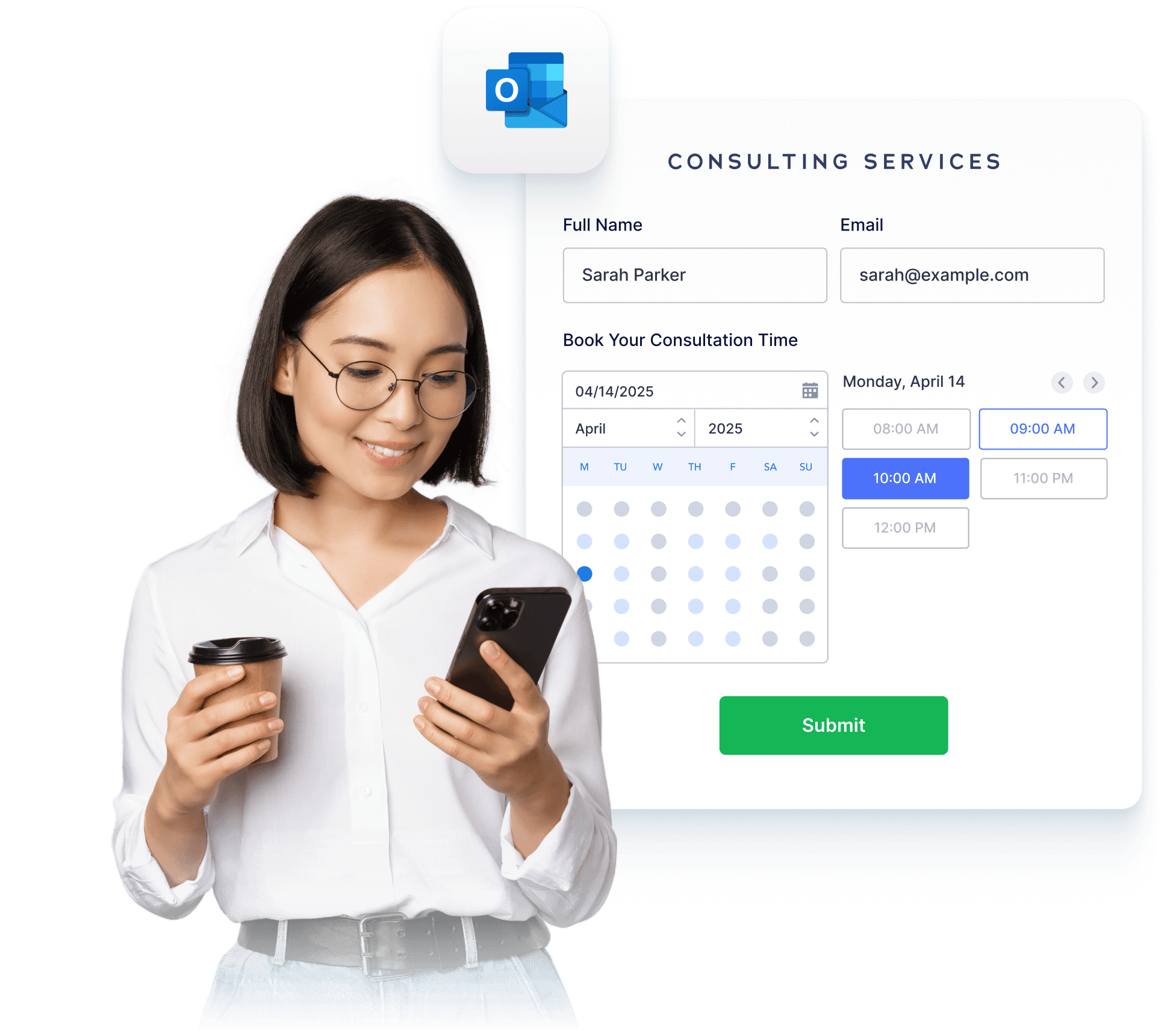 Appointment scheduling software for Microsoft Outlook Calendar hero