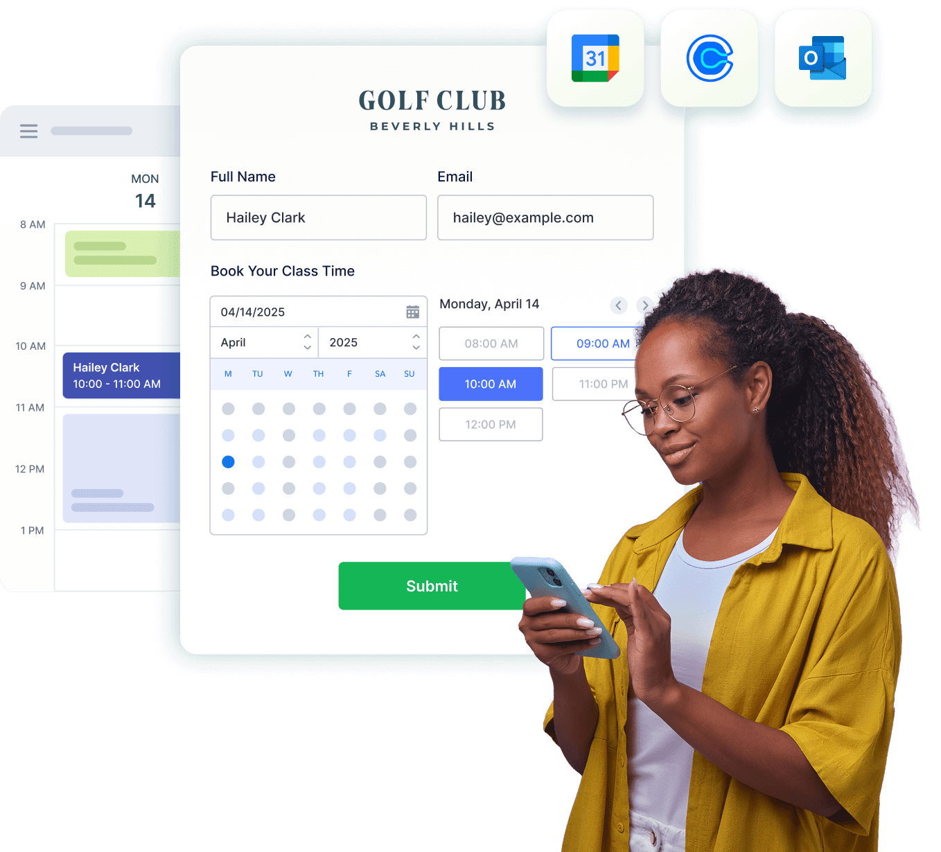 Appointment scheduling software hero