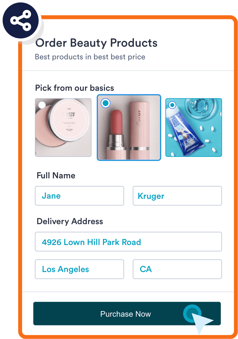 Sell Beauty Products Online | Jotform Form Builder