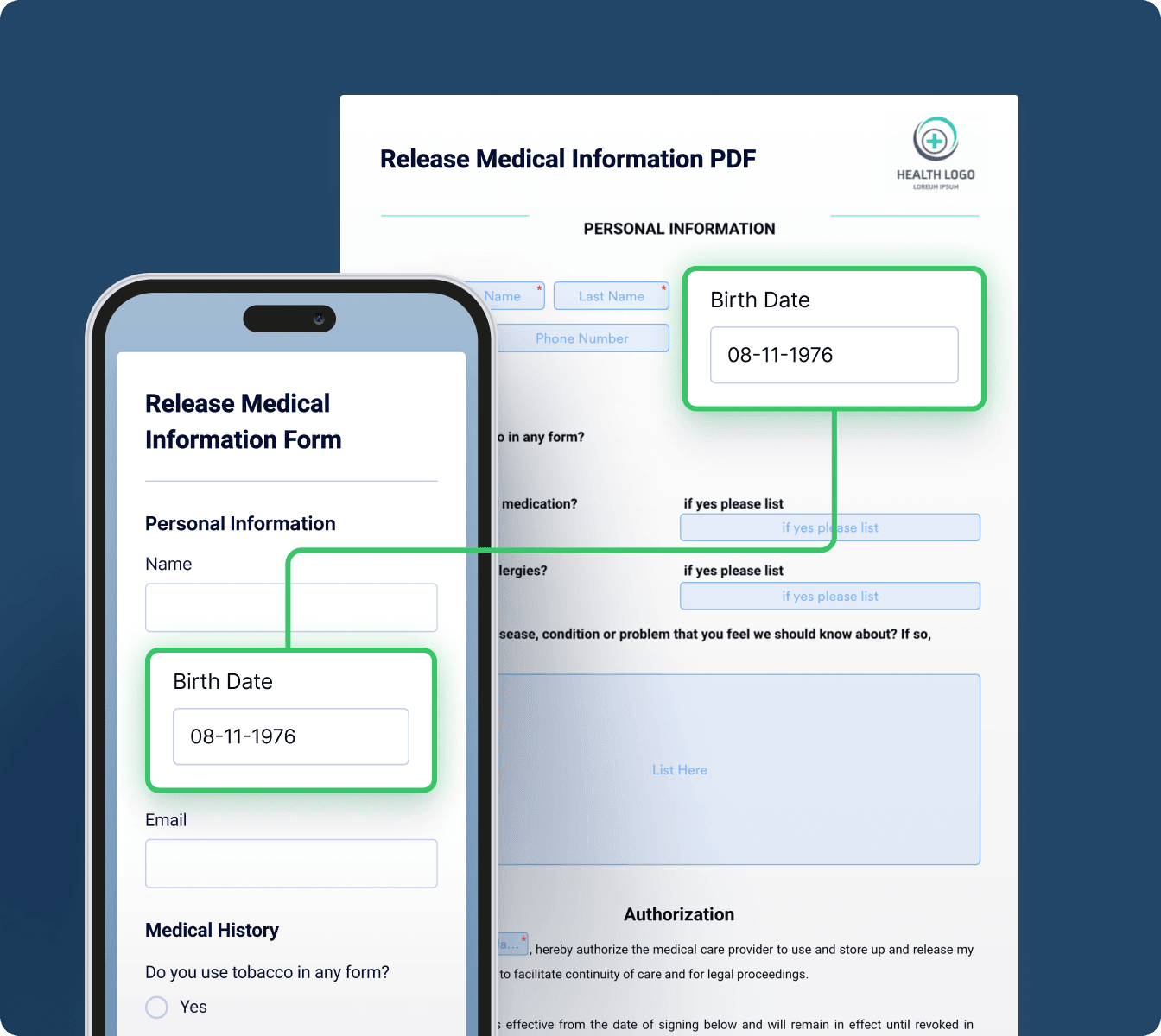 Convert PDF forms to powerful online forms