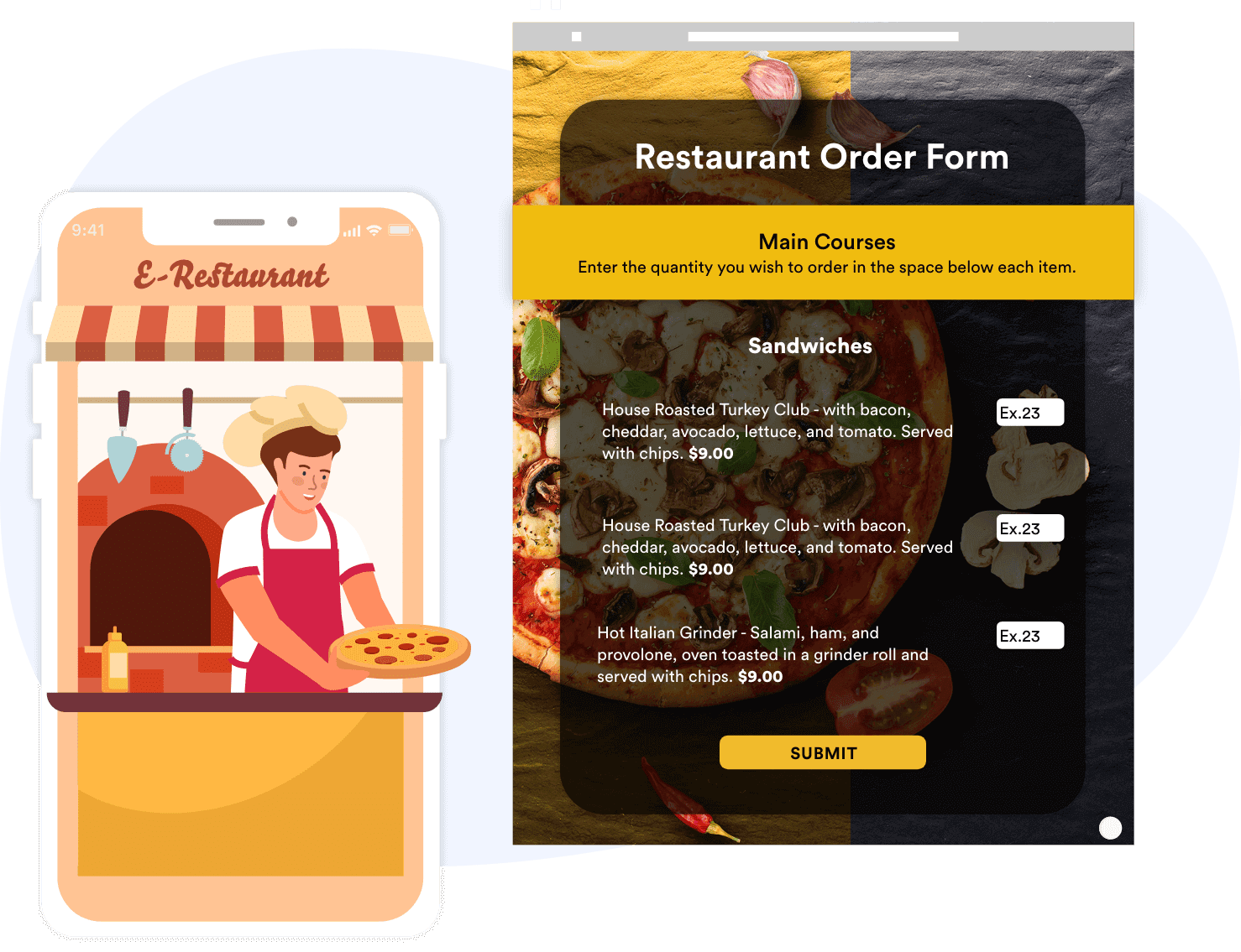 Food Order Form Templates for Online Delivery | Jotform