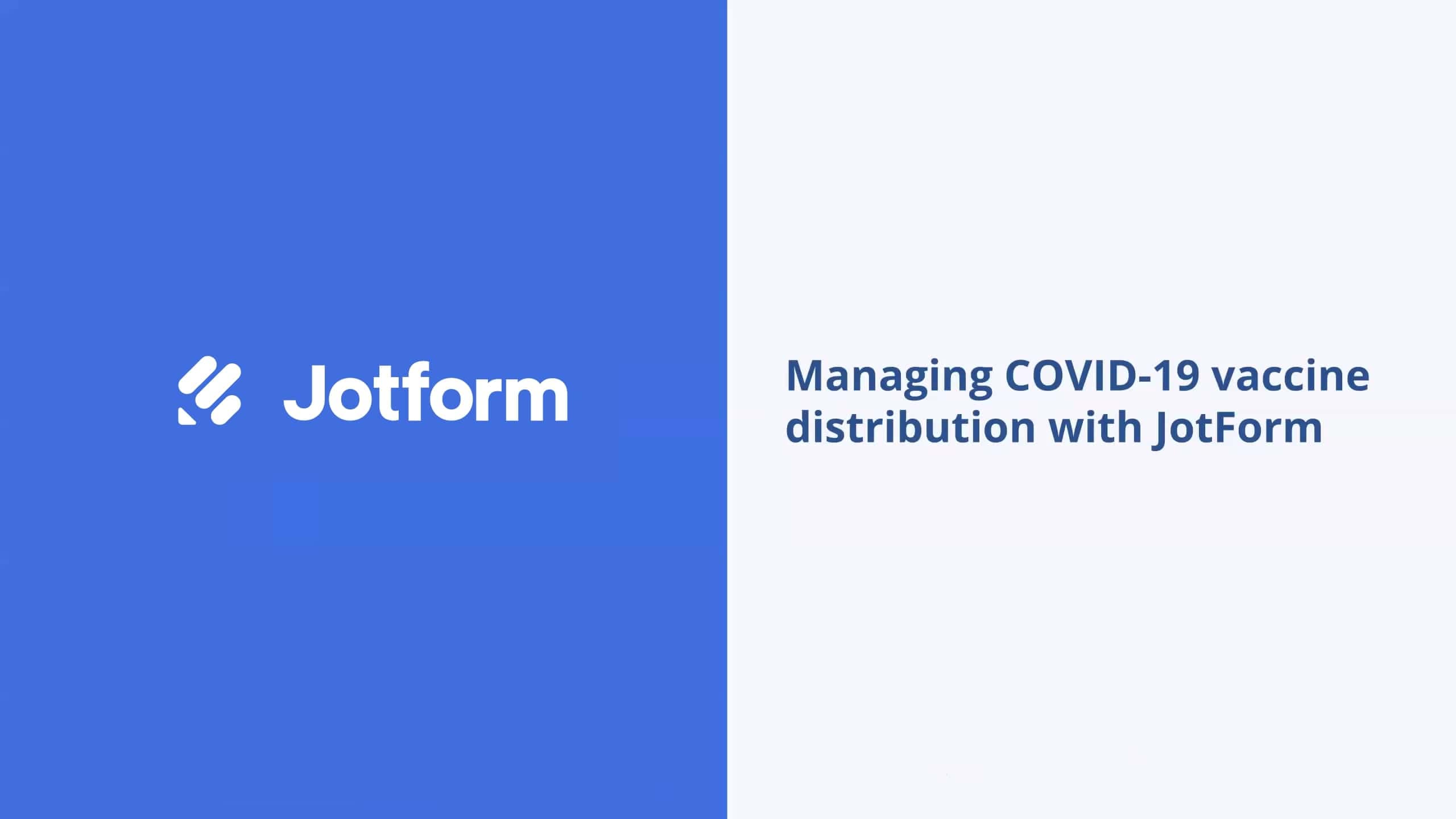 Jotform Vaccine Webinar