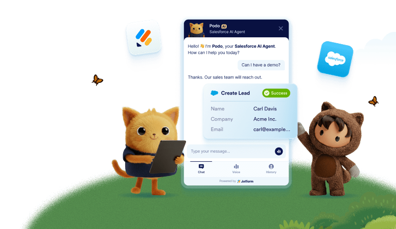 Jotform Salesforce Agents Image
