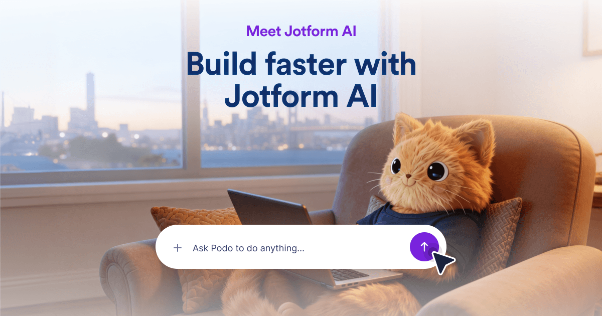 Jotform AI: Build faster with Jotform AI
