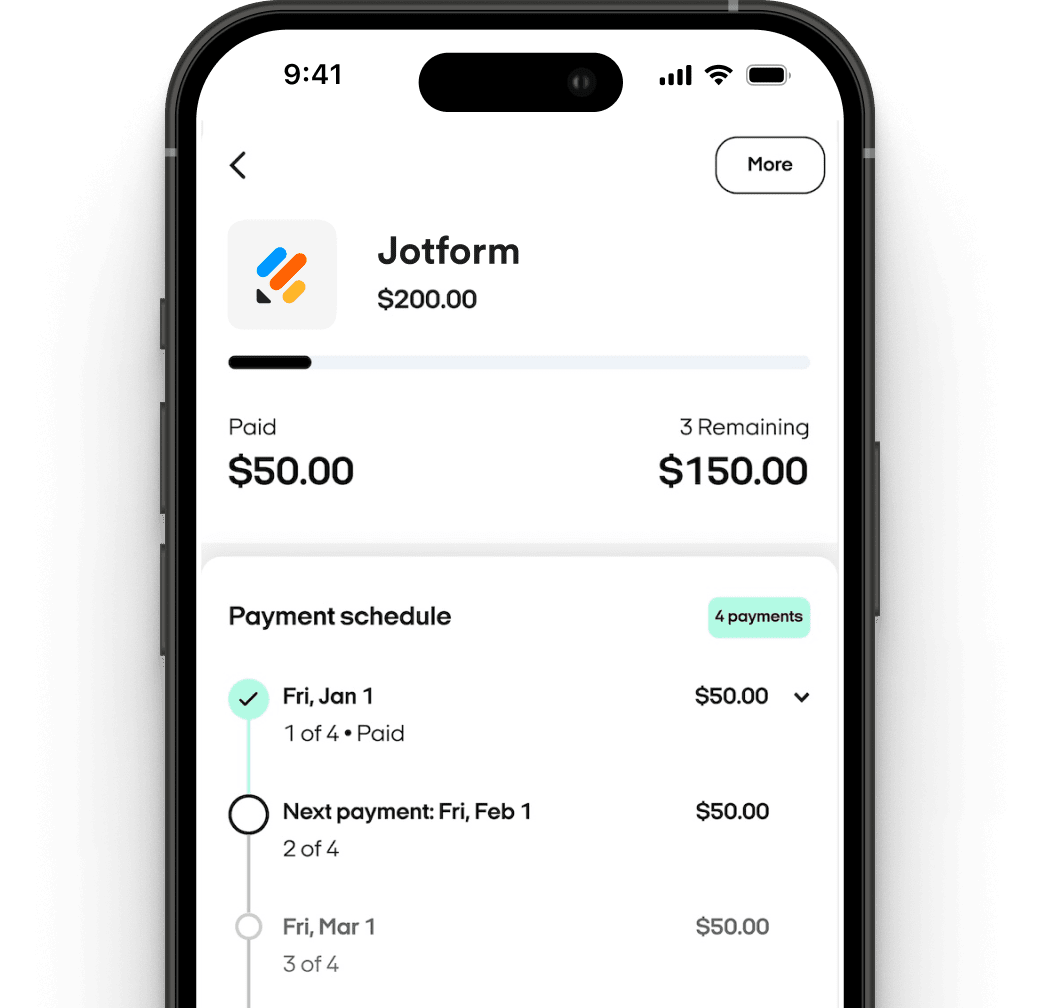 Create an Afterpay payment or order form with Jotform’s Afterpay ...