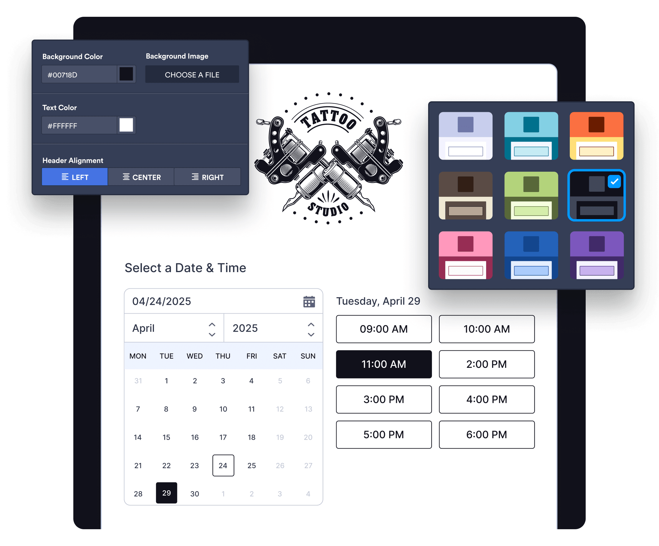 Customize to match your brand