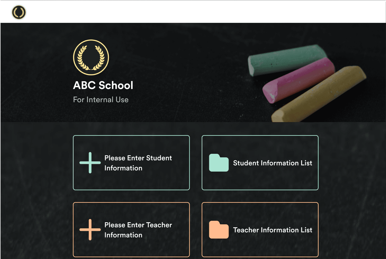 ABC School App Template