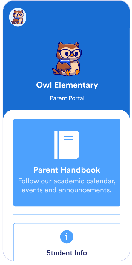 Owl Elementary App Template
