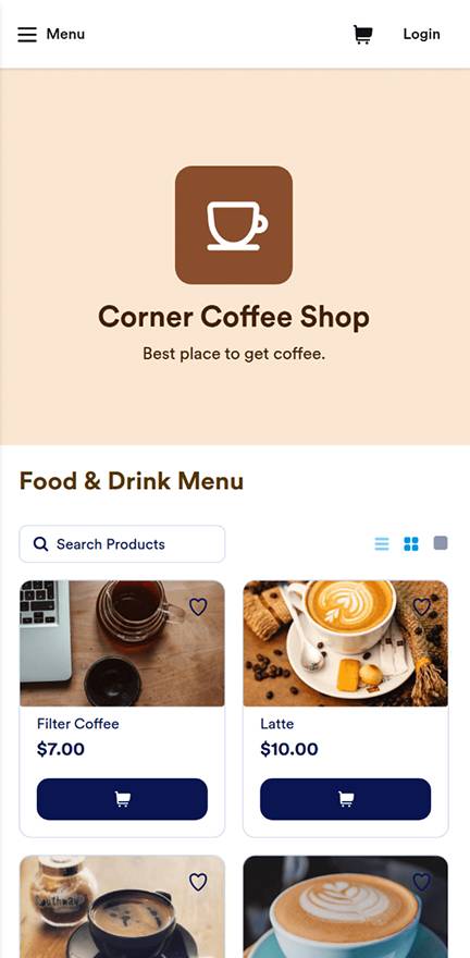 Coffee Shop App
