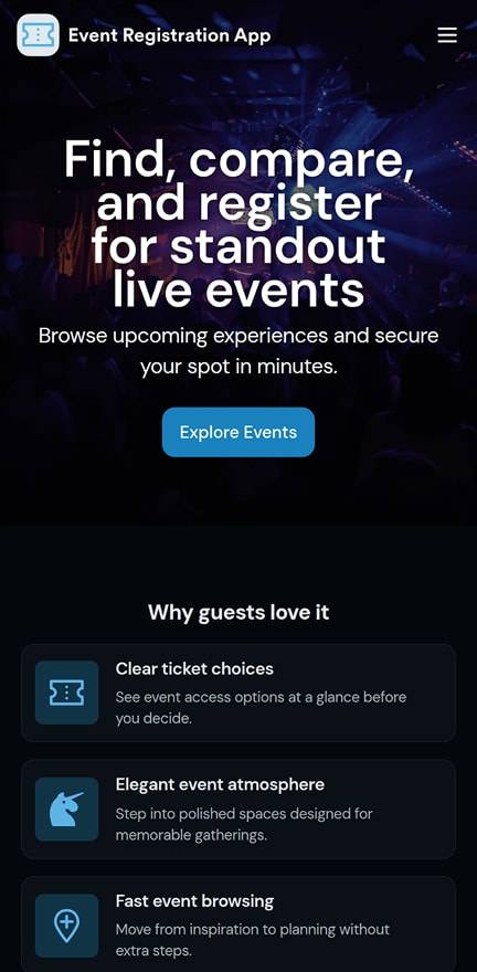 Event Registration App
