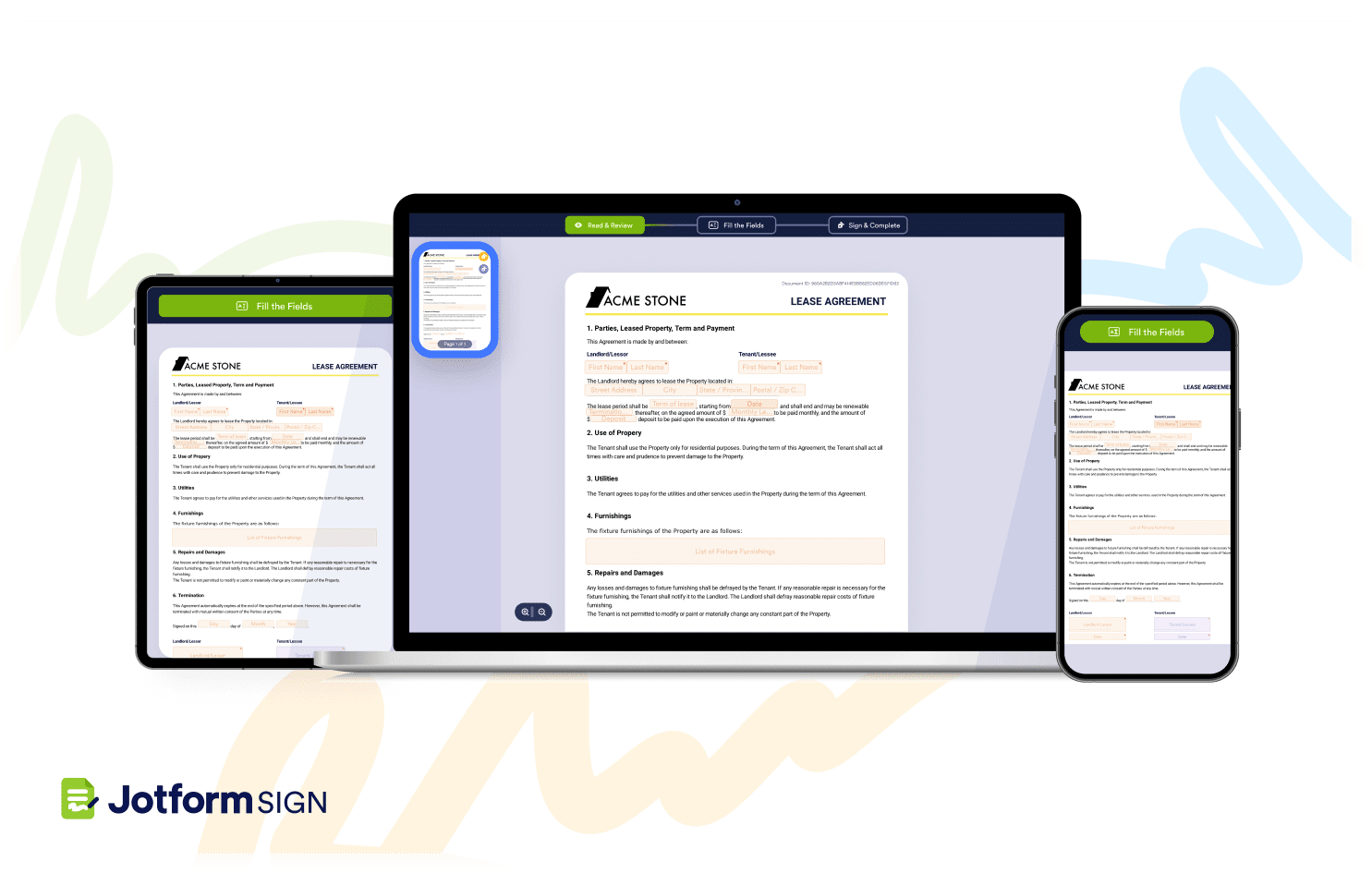 Send documents and collect signatures
