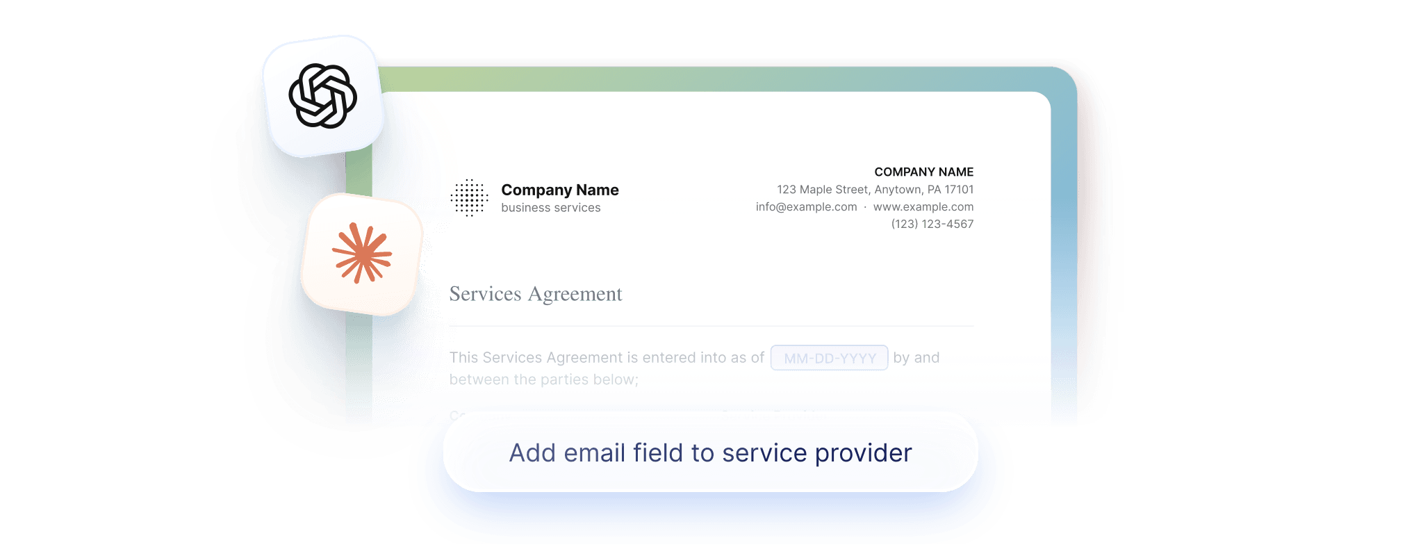Create and send documents for signature with Jform Sign in ChatGPT and Claude