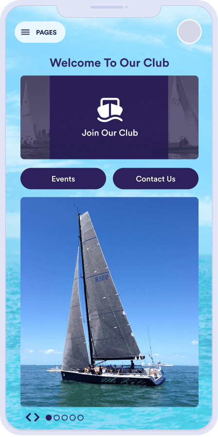 Boat Club App Template