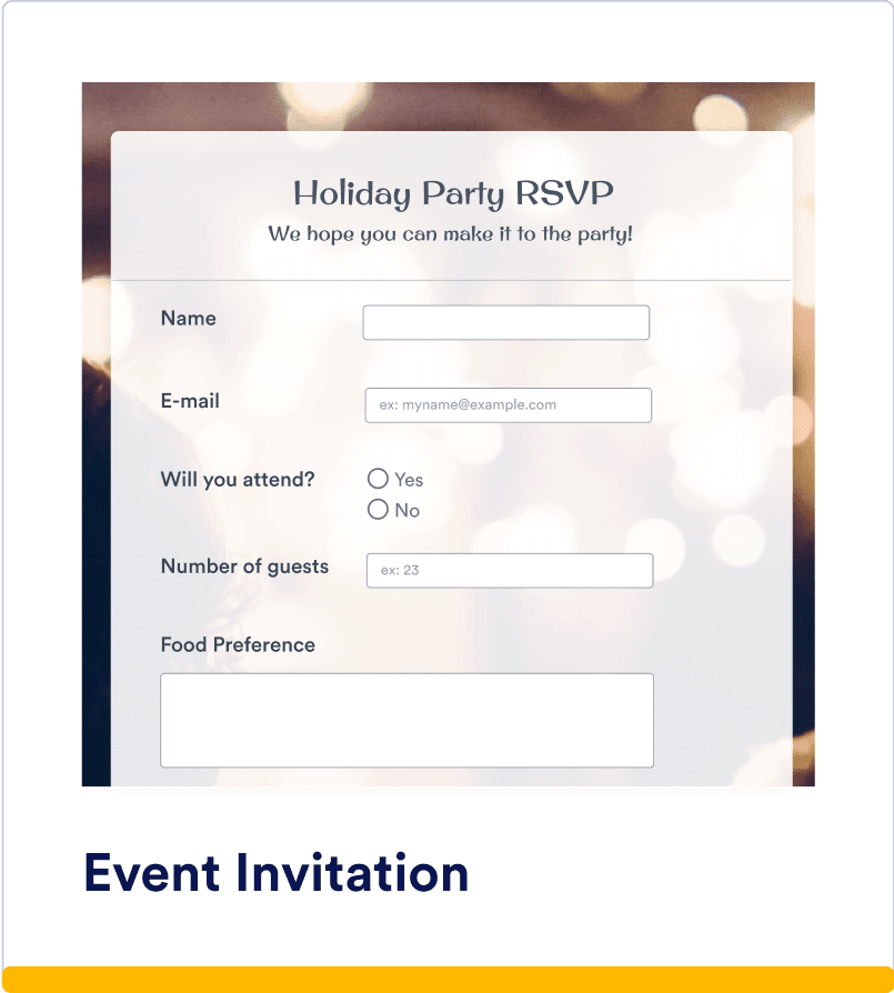 Event Invitation