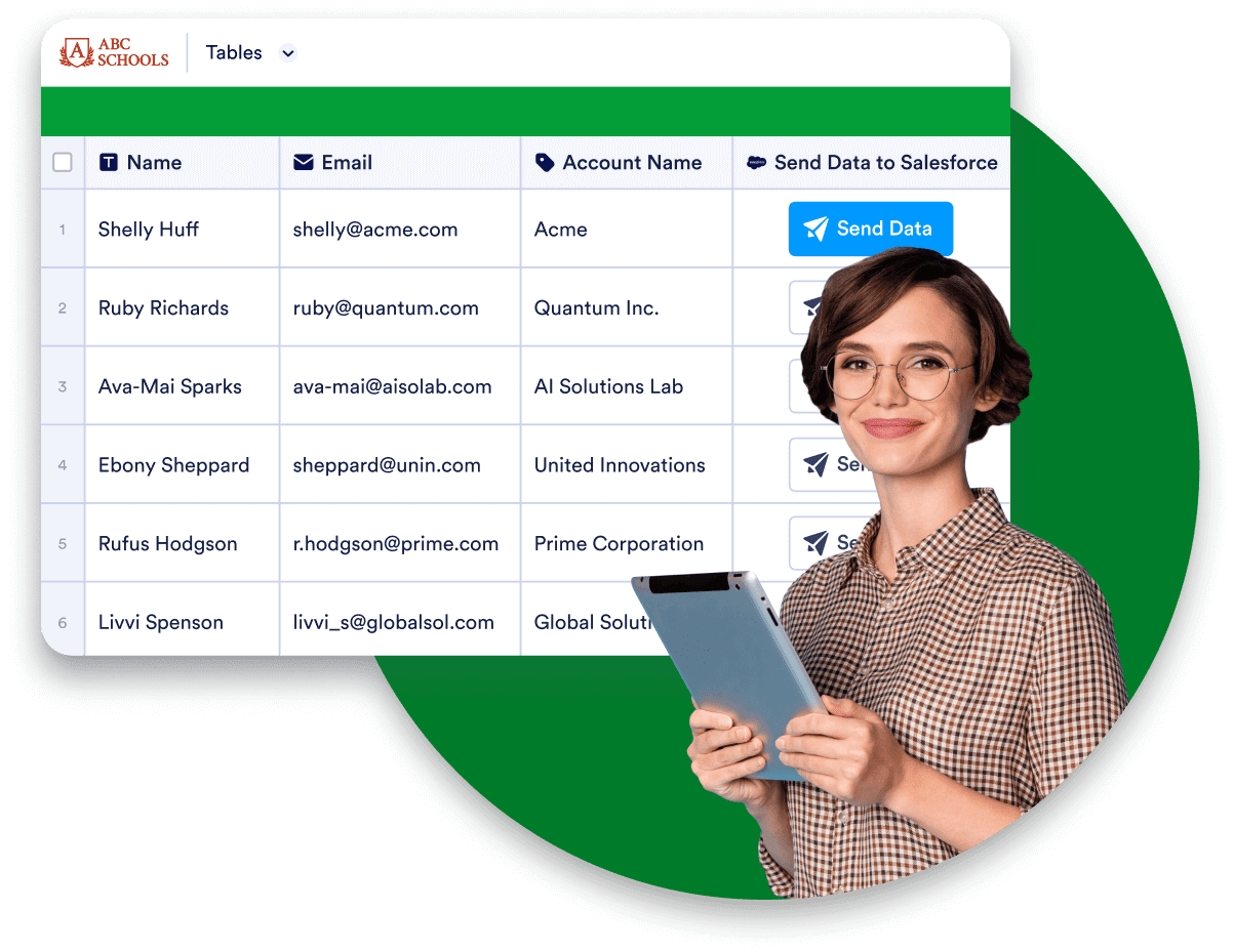 Manage data with Jotform Tables