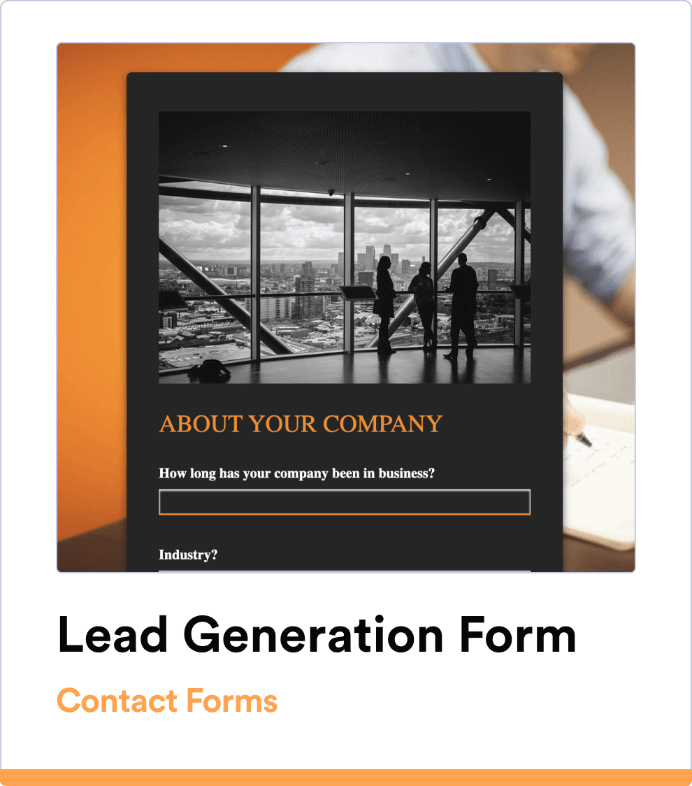Contact Form Template 2