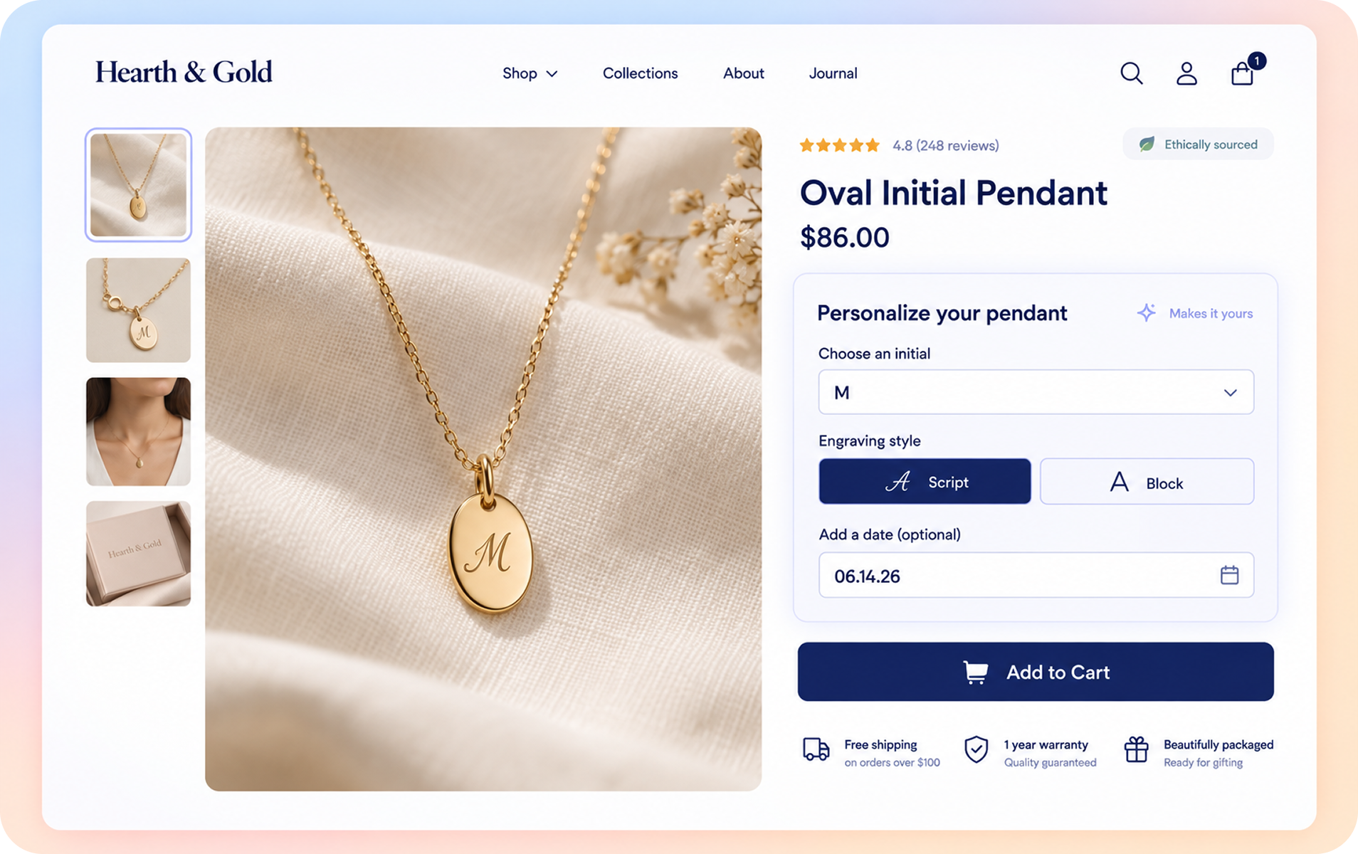Keep the experience inside your storefront