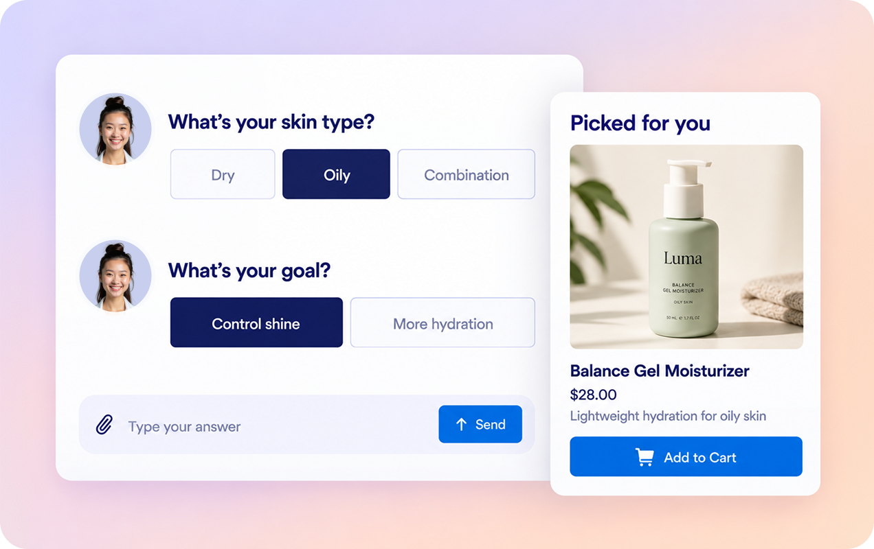 Guide shoppers to the right products