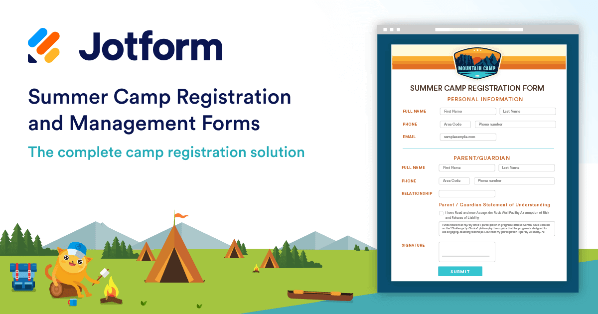 Summer Camp Registration and Management Forms
