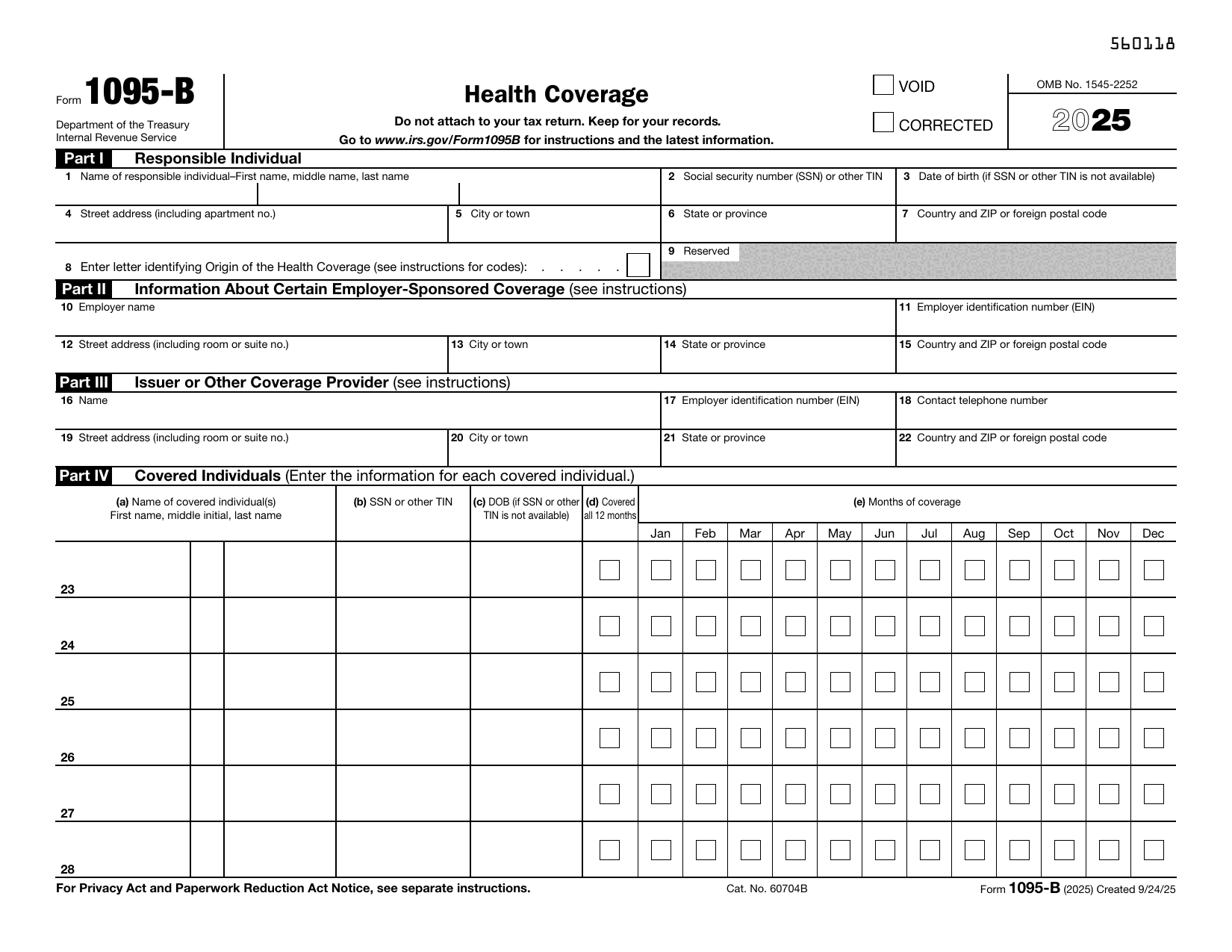 1095-B Form