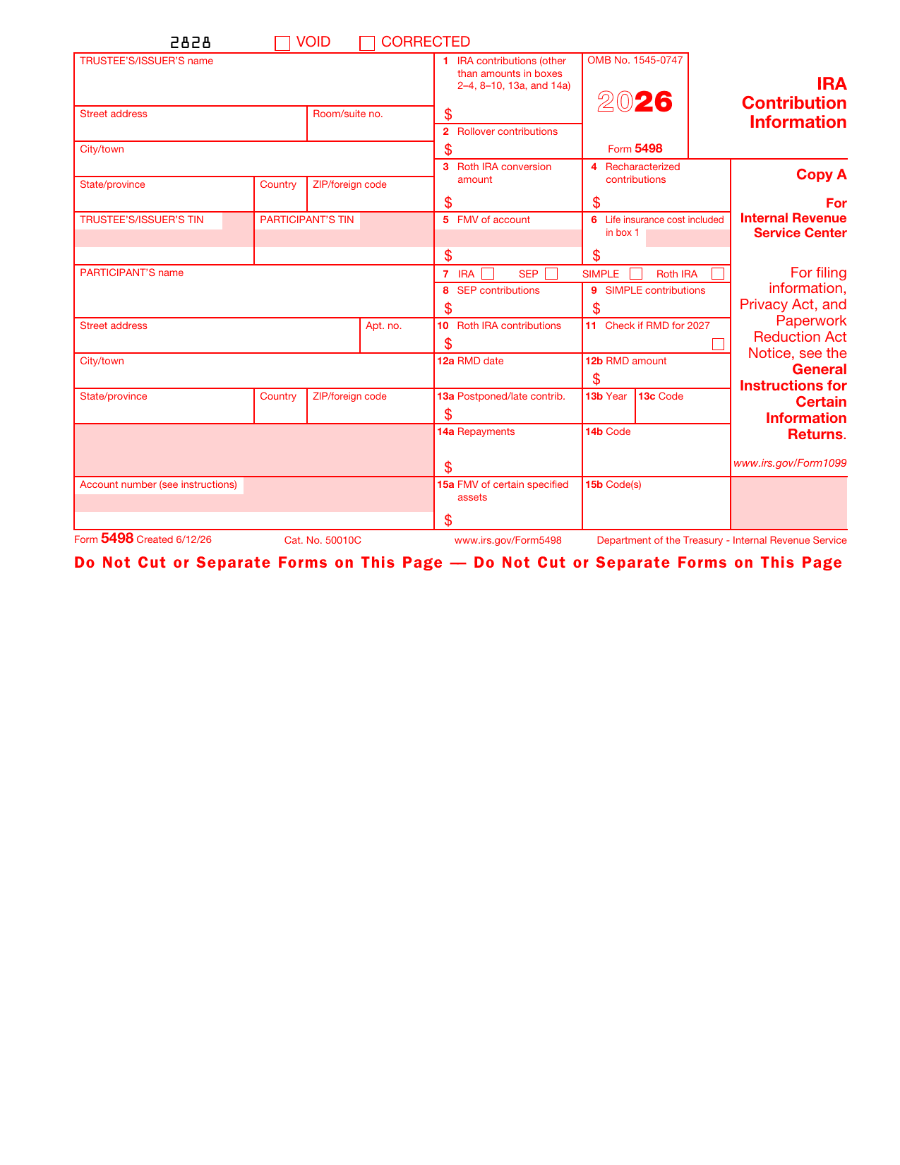 5498 Form