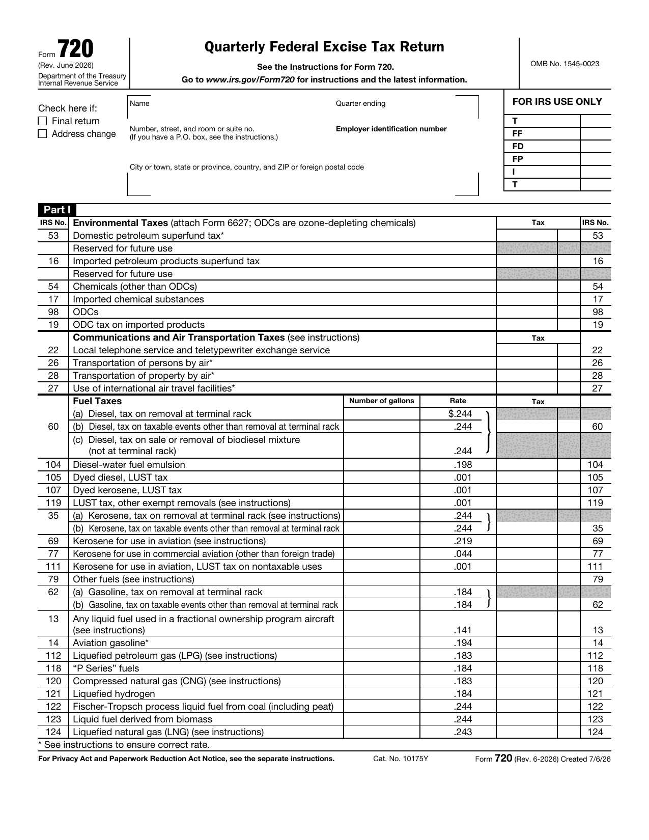720 Form