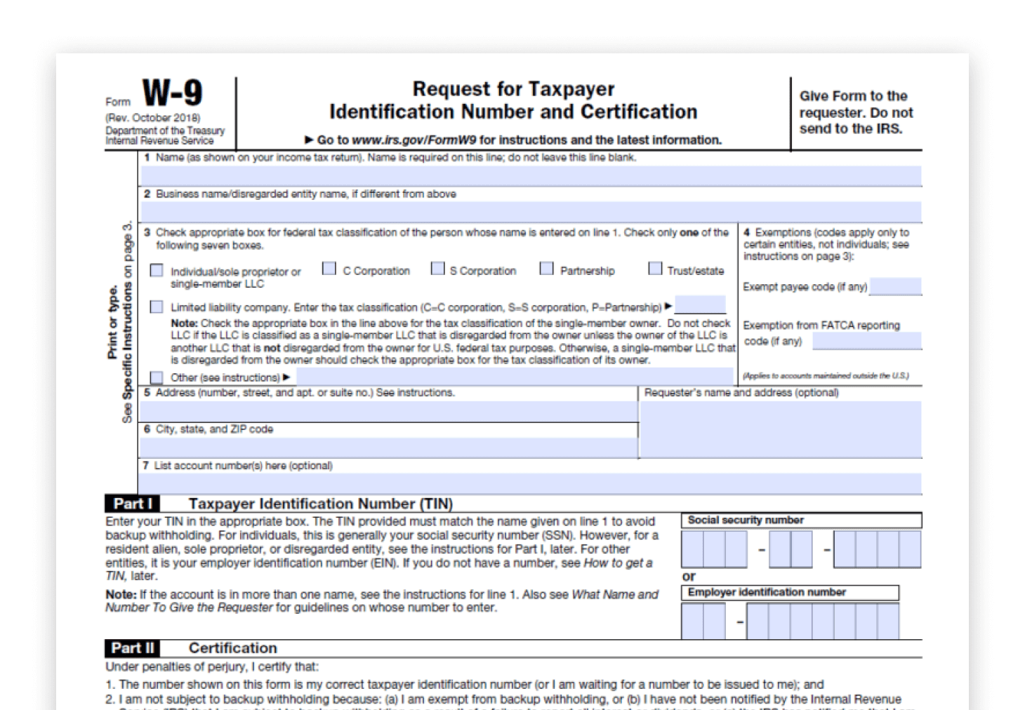 Free W-8BEN Form Generator | Fillable W-8BEN by Jform