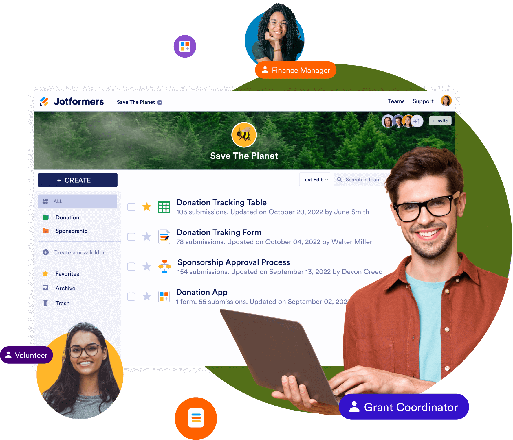 Jotform Teams Online Collaboration For Nonprofit Organizations