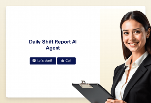 Daily Shift Report AI Agent Template Thumbnail Image