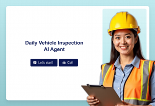 Daily Vehicle Inspection AI Agent Template Thumbnail Image