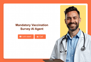 Mandatory Vaccination Survey AI Agent Template Thumbnail Image