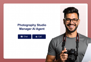 Photography Studio Manager AI Agent Template Thumbnail Image