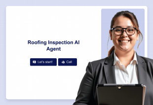 Roofing Inspection AI Agent Template Thumbnail Image