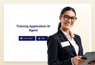 Training Application AI Agent Template Thumbnail Image