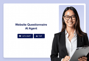 Website Questionnaire AI Agent Template Thumbnail Image