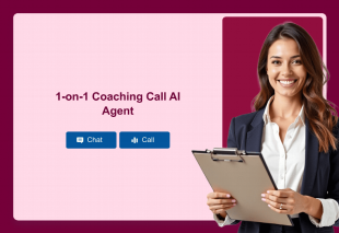 1-on-1 Coaching Call AI Agent Template Thumbnail