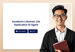 Academic Librarian Job Application AI Agent Template Thumbnail