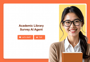 Academic Library Survey AI Agent Template Thumbnail