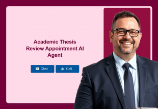 Academic Thesis Review Appointment AI Agent Template Thumbnail