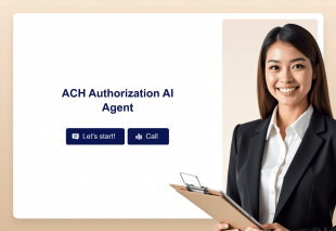 ACH Authorization AI Agent Template Thumbnail