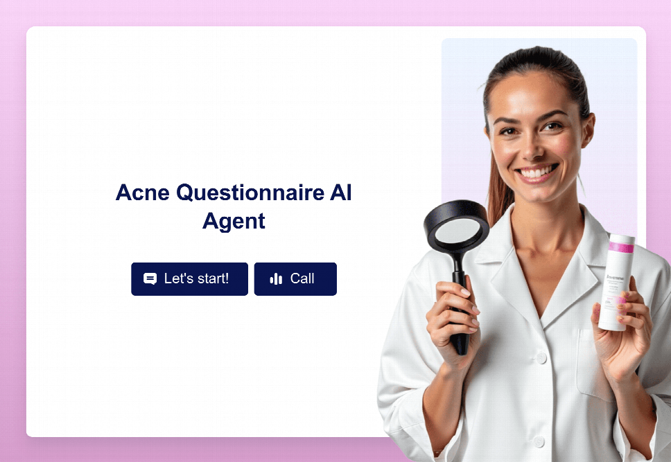Acne Questionnaire Virtual Assistant | Jotform